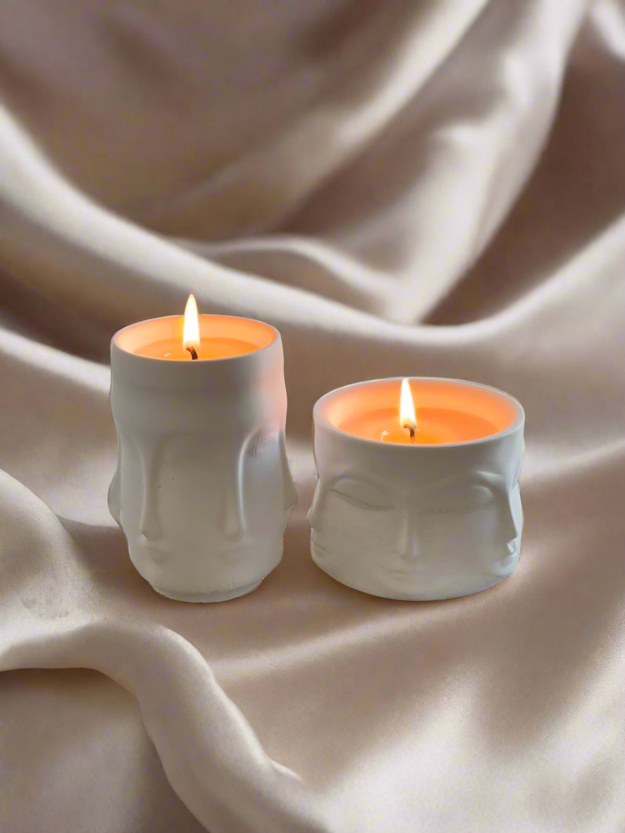 Face Jar Candle Set