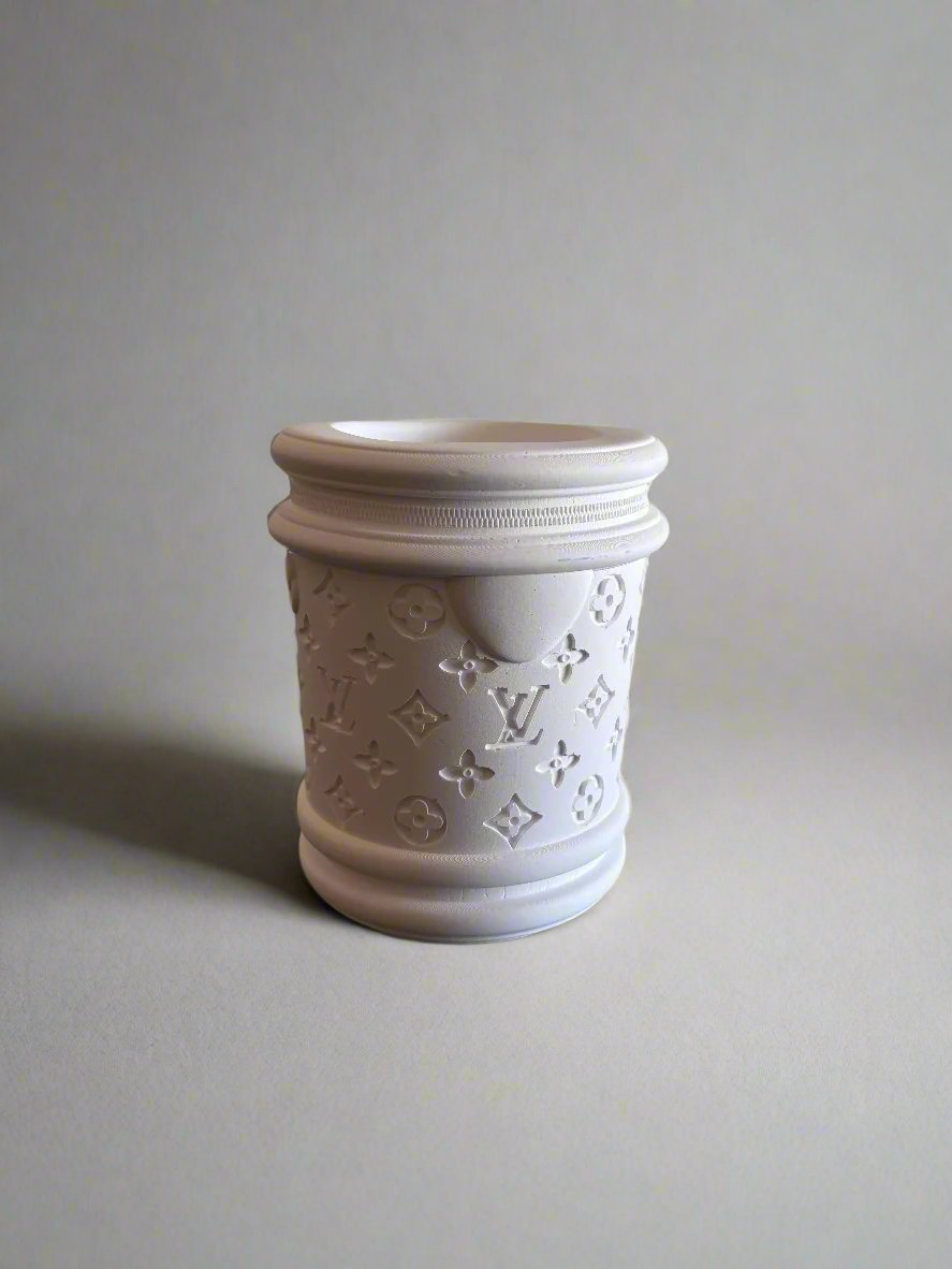 LV round decorative vase