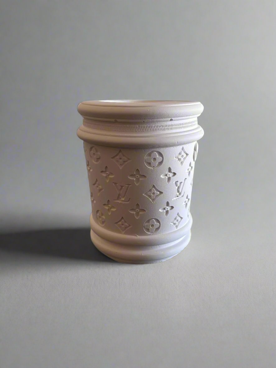 LV round decorative vase