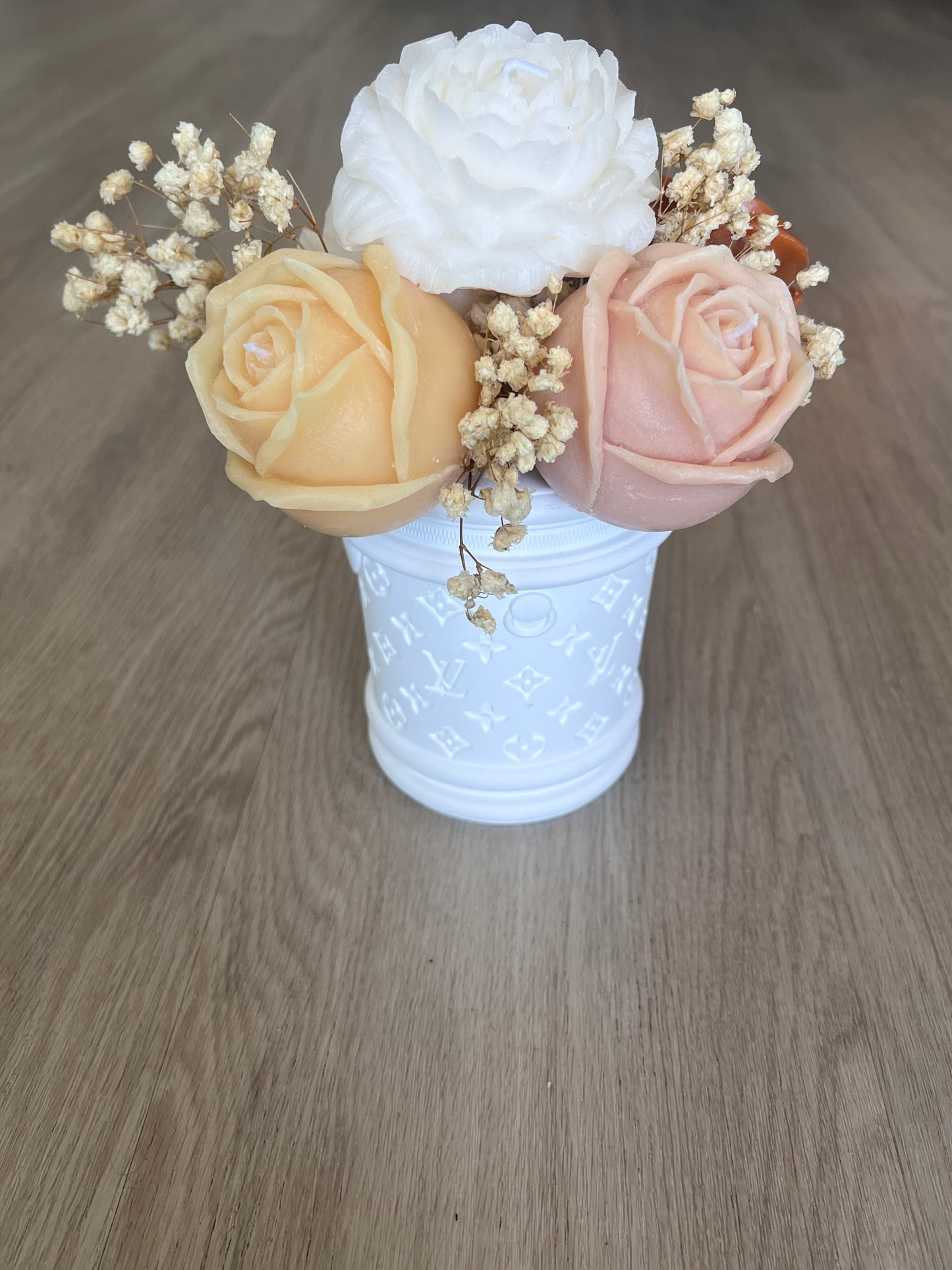 LV round decorative vase
