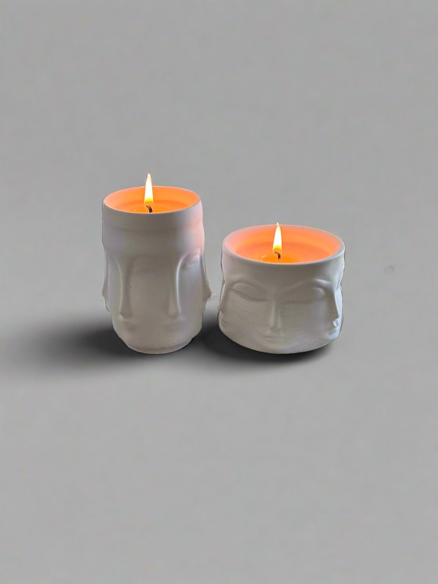 Face Jar Candle Set