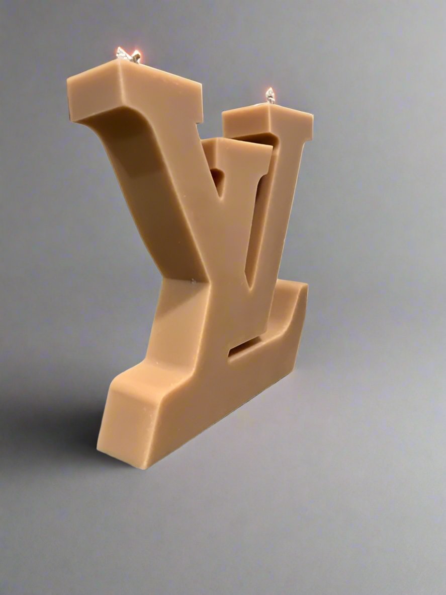 L V Logo Scented Candle