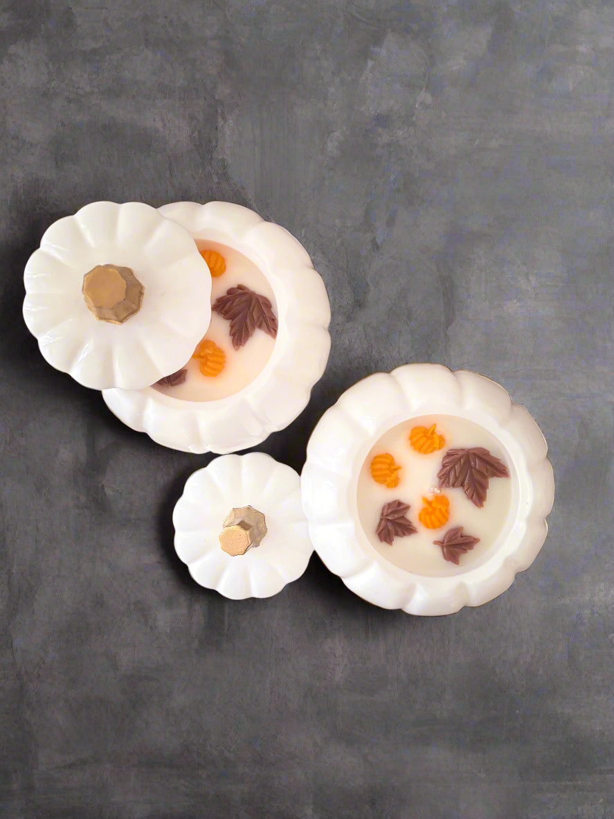 White Pumpkin Candle - 18 oz