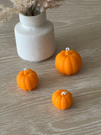 Set of 3 Mini Pumpkin Candles
