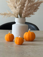 Set of 3 Mini Pumpkin Candles