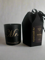"Mr." A Black Jar Candle for Him - Muscular scented candles 14 oz