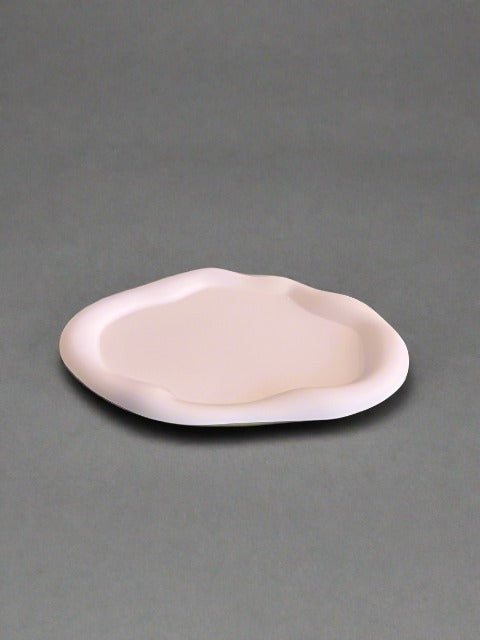 Ceramic Oval Tray for Jewelry Display and Key Storage