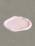 Ceramic Oval Tray for Jewelry Display and Key Storage