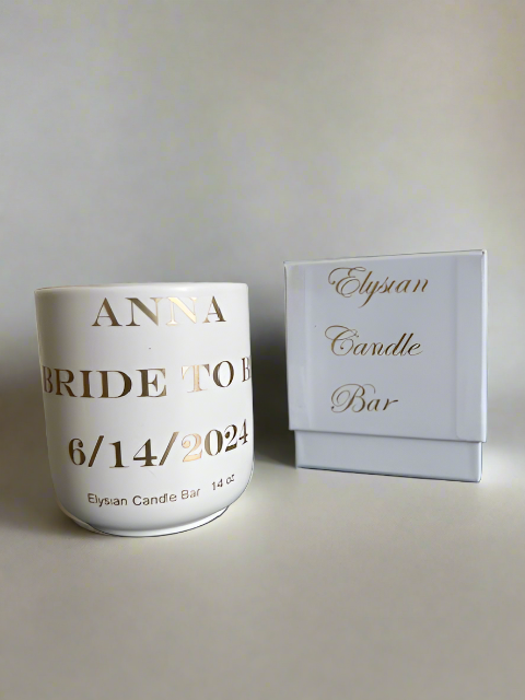 Personalized Custom Label Candle