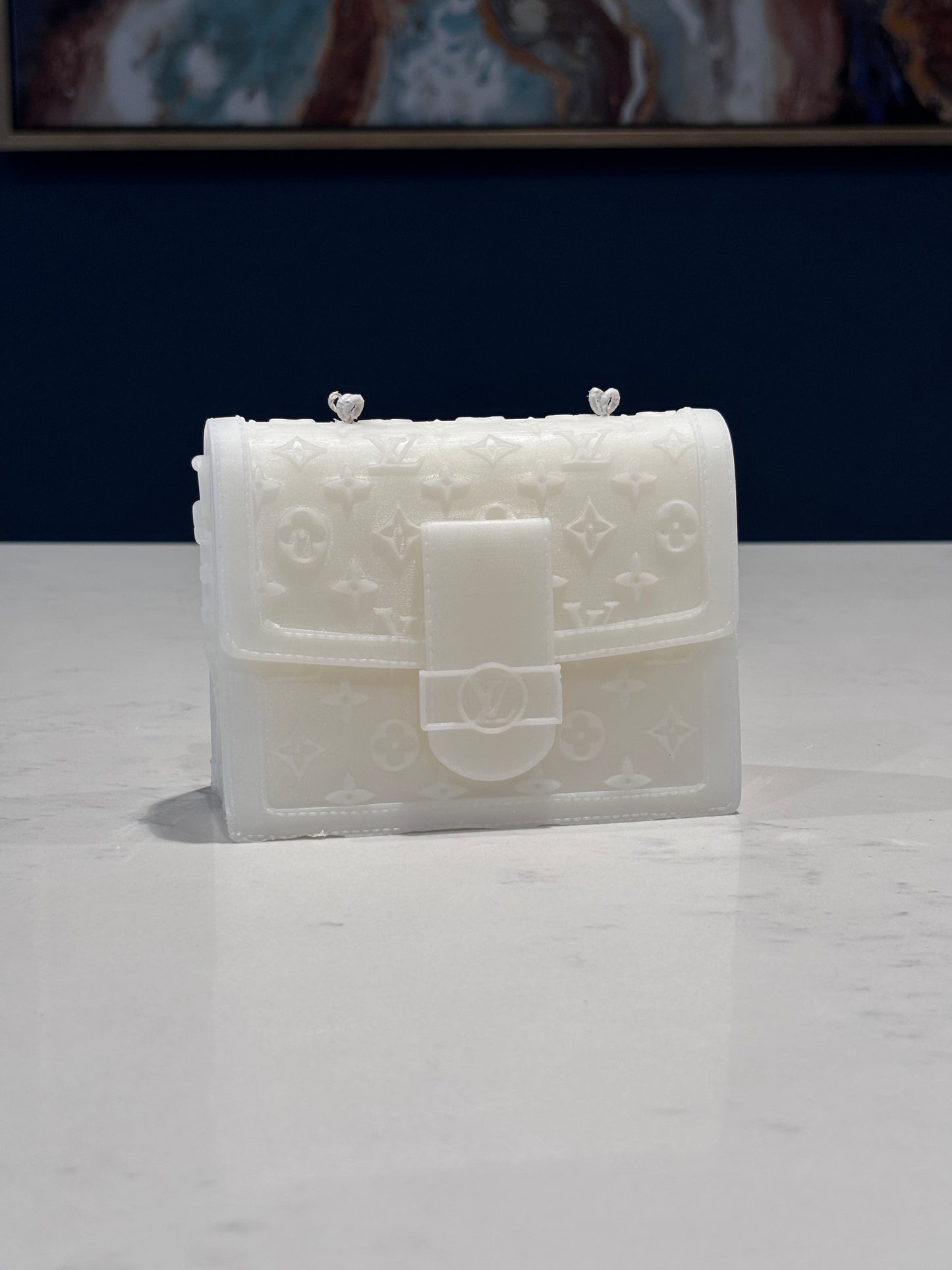 LV Purse Candle