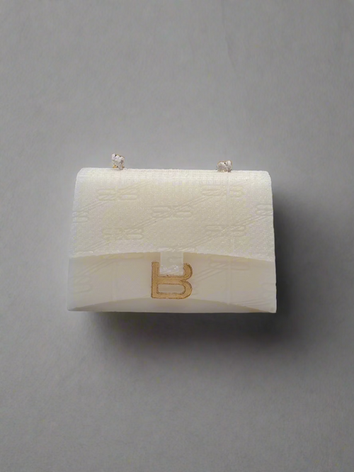 Abstract B Shaped Candle