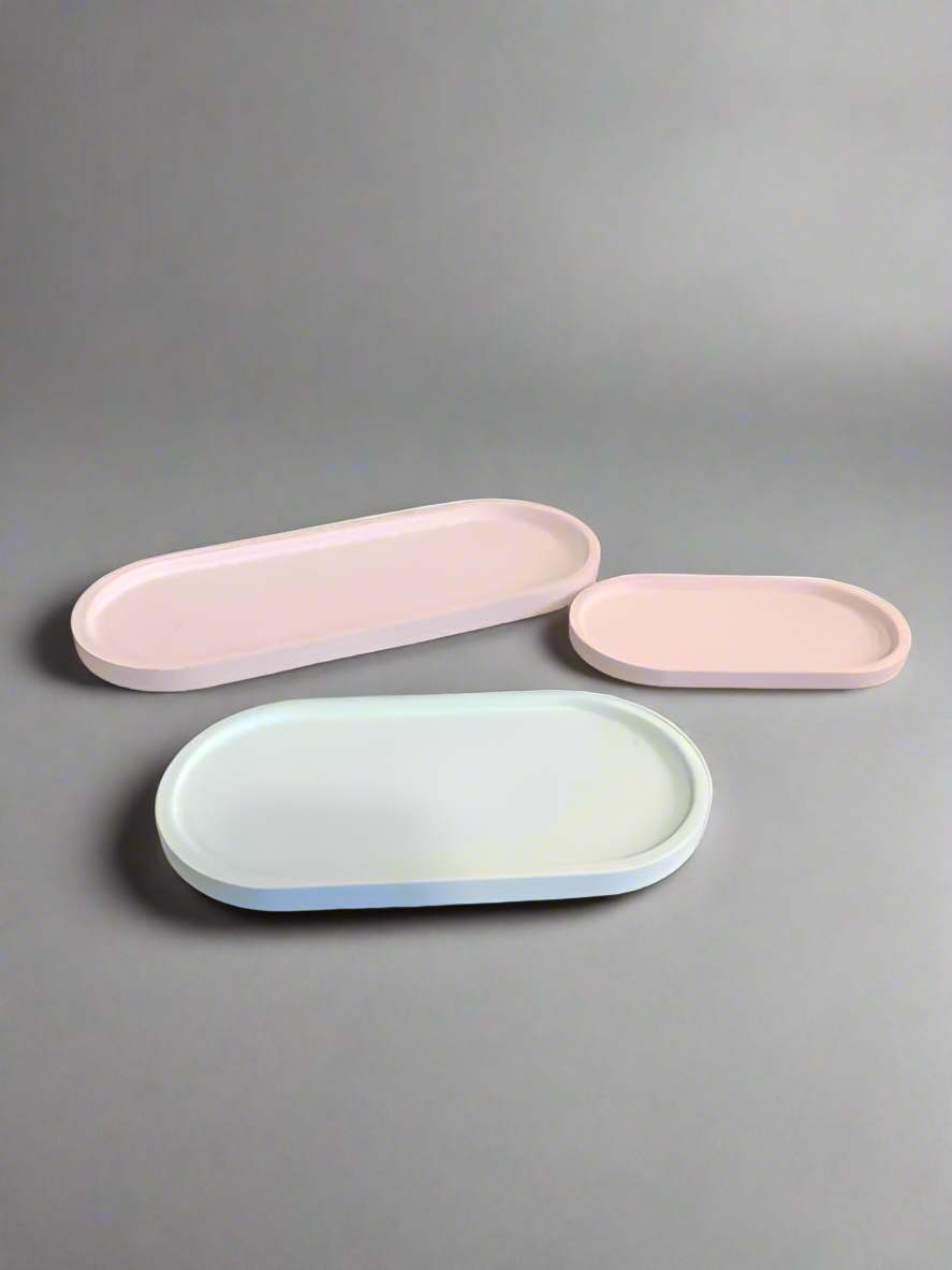 3PCS Oval Trays