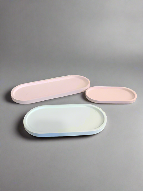 3PCS Oval Trays