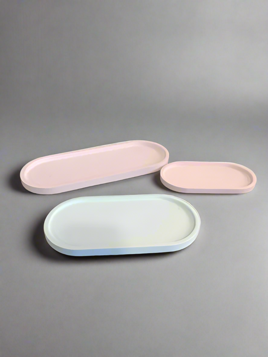 3PCS Oval Trays